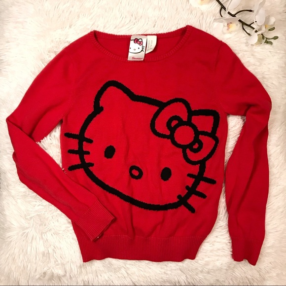 Hello Kitty Other - 💕 Hello Kitty Girl Red Sweater 💕